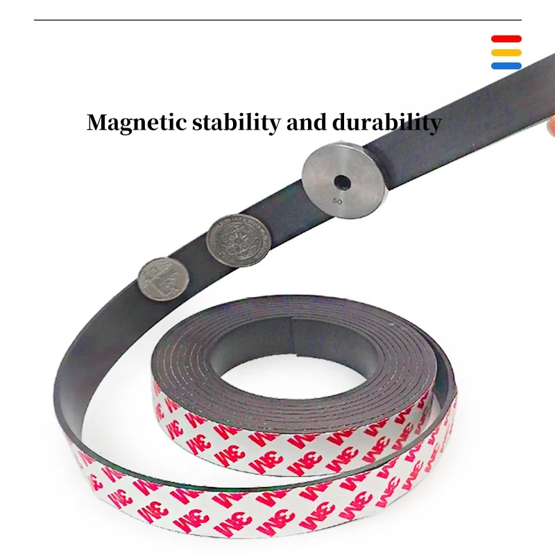 3M شريط لاصق مغناطيسي قوي سمك 1 مللي متر 1.5 مللي متر وسائل تعليمية خاصة لينة لاصق مغناطيسي للحرف اليدوية مكتب والمنزل