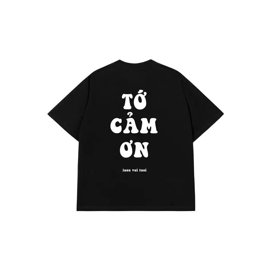 2026 Chubby Retro Font Quote Back Print Oversized T-shirt Men Basic Daily Black White Summer Short Sleeve Top