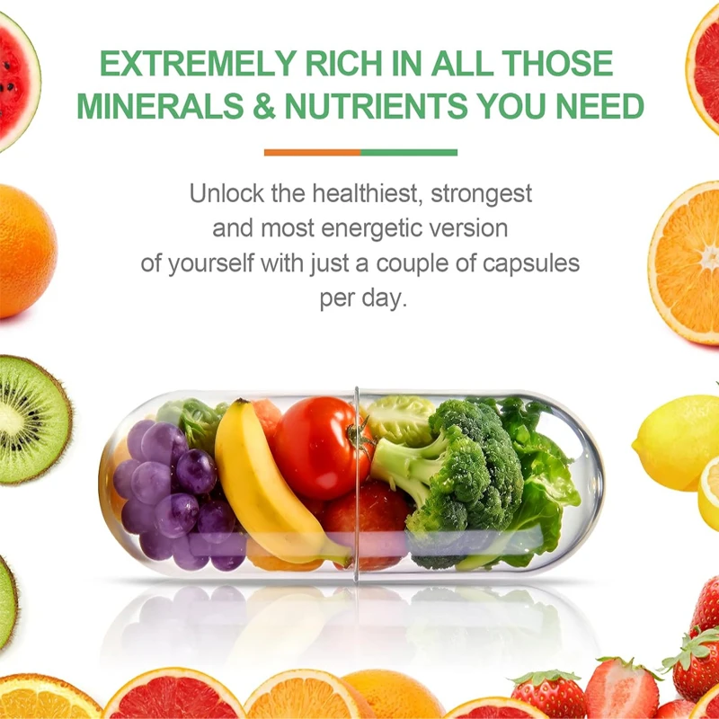 Fruit - A Nutritional Supplement, A Mixture of 20 Natural Whole Fruits.All Natural,fresh Superfood-rich in Vitamins and Minerals