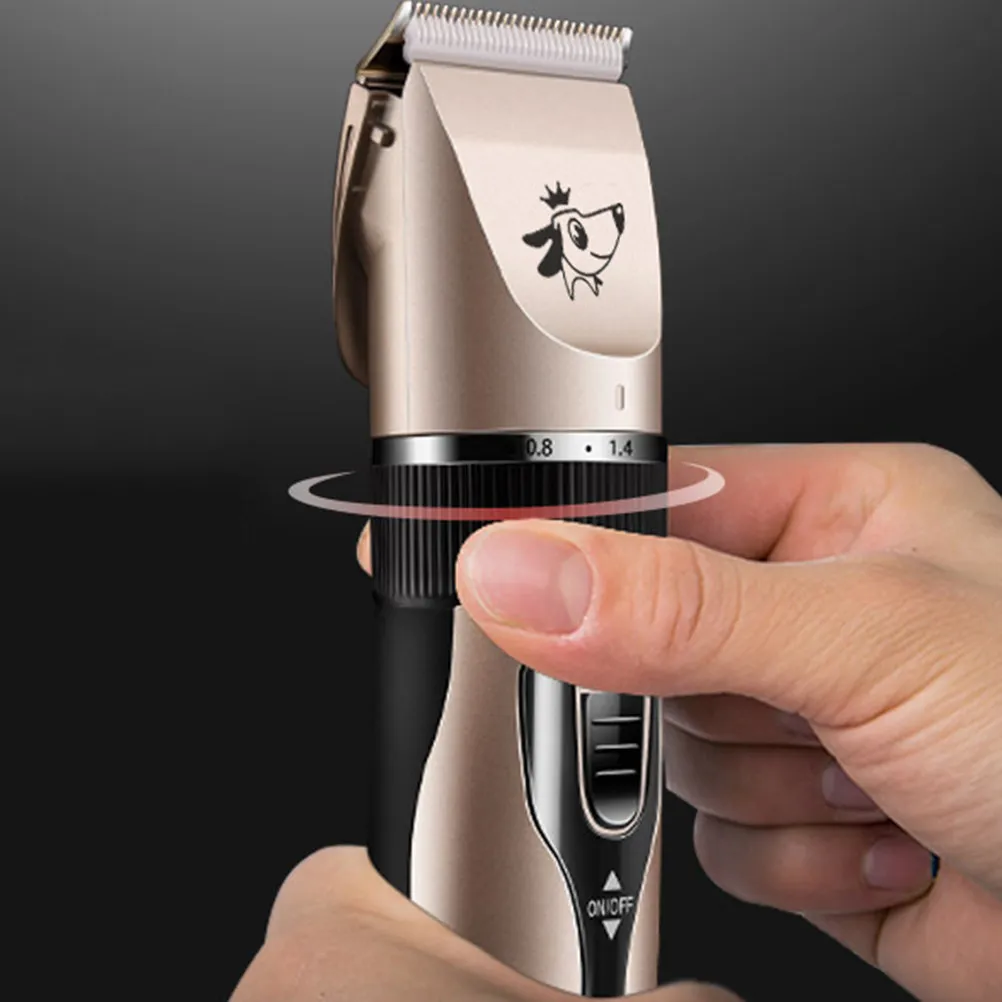 Electric Dog Pet Hair Trimmer Kit Usb Rechargeable With 4 Combs Nail Clippers File Brush Pet Clippers For Dogs Grooming