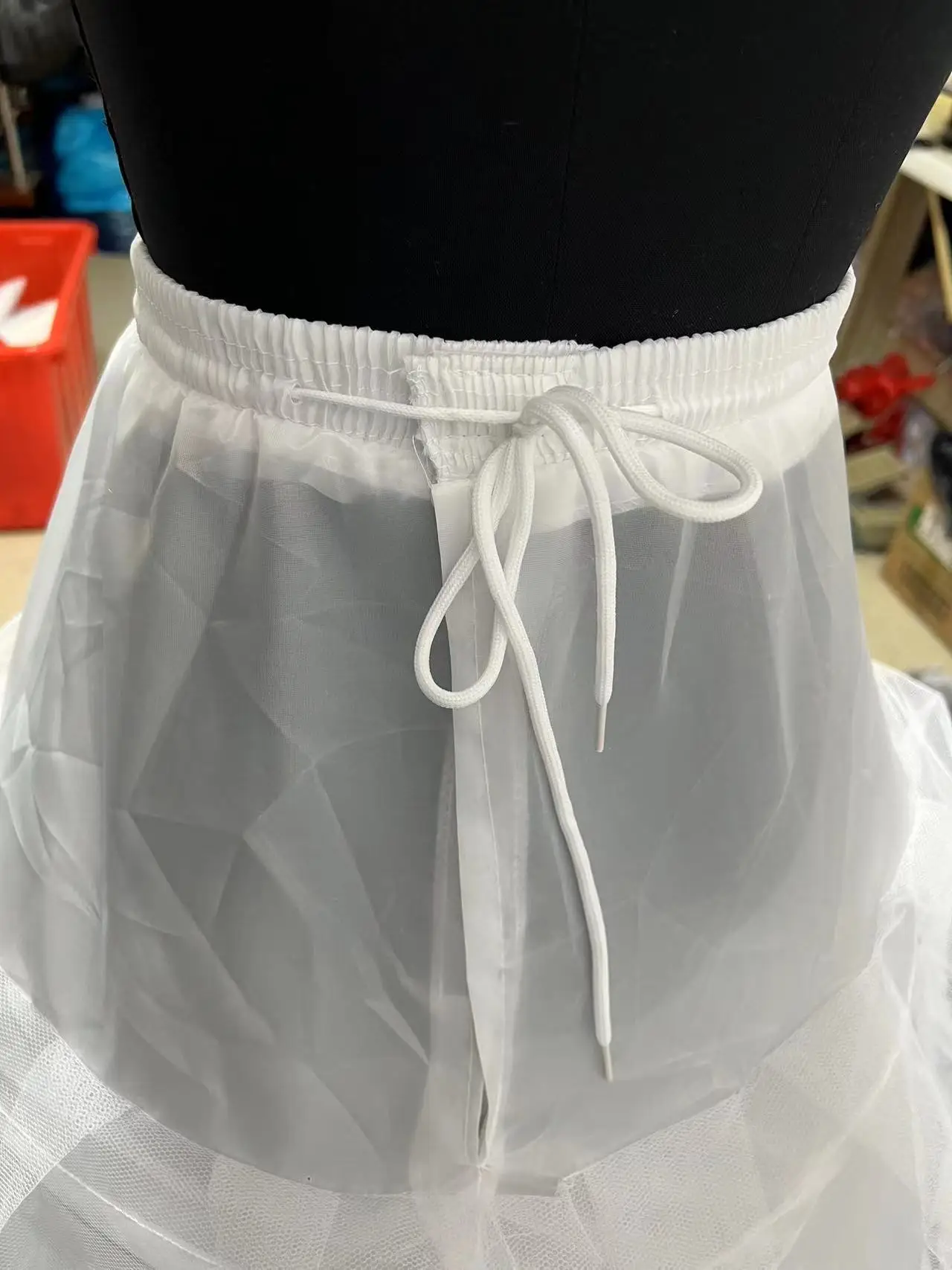 MYYBLE  High Quality White 3 Hoops Petticoat Crinoline Slip Underskirt For Wedding Dress Bridal Gown In Stock 2024