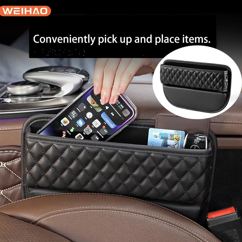 

New Car Seat Gap Box Seat Side Pocket Car Seat Product Storage Box Side Seat Car Seat Gap Storage For Universal Popular Item