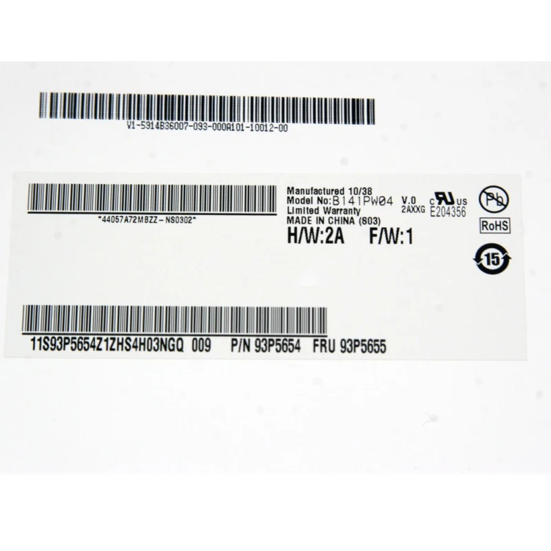 شاشة لاب توب Lcd B141PW04 V0 LTN141BT09 LP141WP3 TLA1 1440x900 لينوفو T410 T410i استبدال العرض 14.1 بوصة