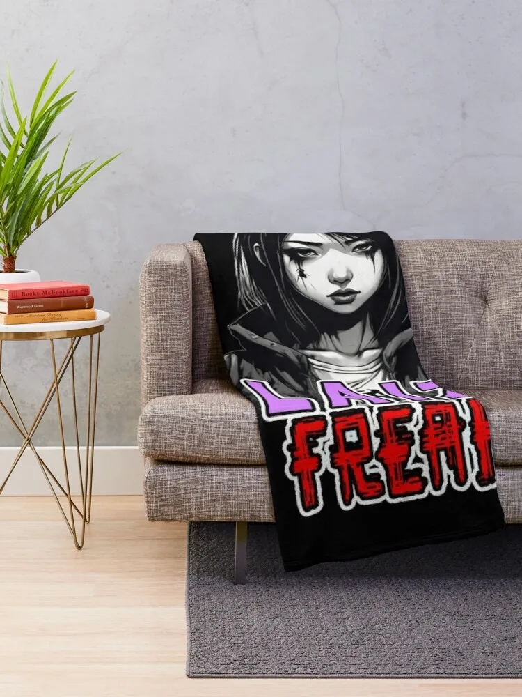 Elaiza Ikeda, Freak, Jpop, Japanese Kanji, Muscian Throw Blanket Decorative Throw Soft Beds Soft Big Blankets