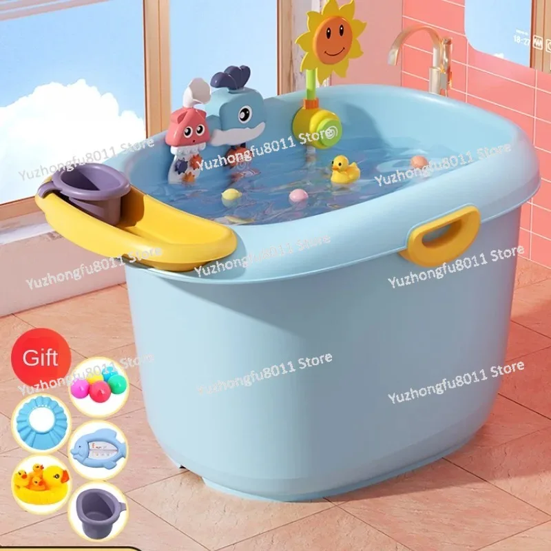 Children's Bath Barrel Bath Barrel Thermal Insulation Household Large Portable Bath Bucket Baby Bathtub