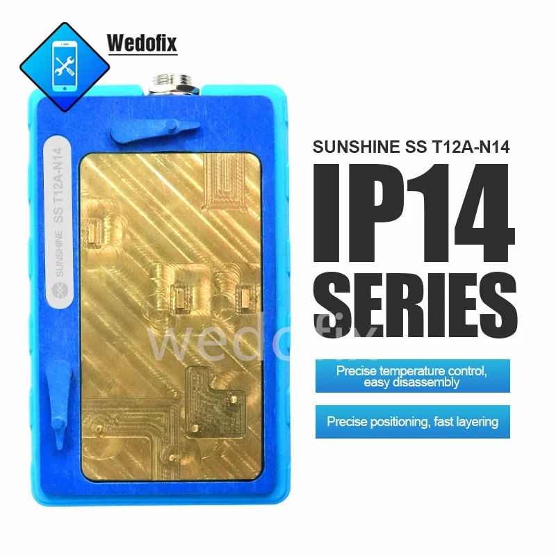 Sunshine N14 Phone Motherboard Preheater T12A Logic Board Heating Plate Separator Tool for iPhone 15 14 13 12 X