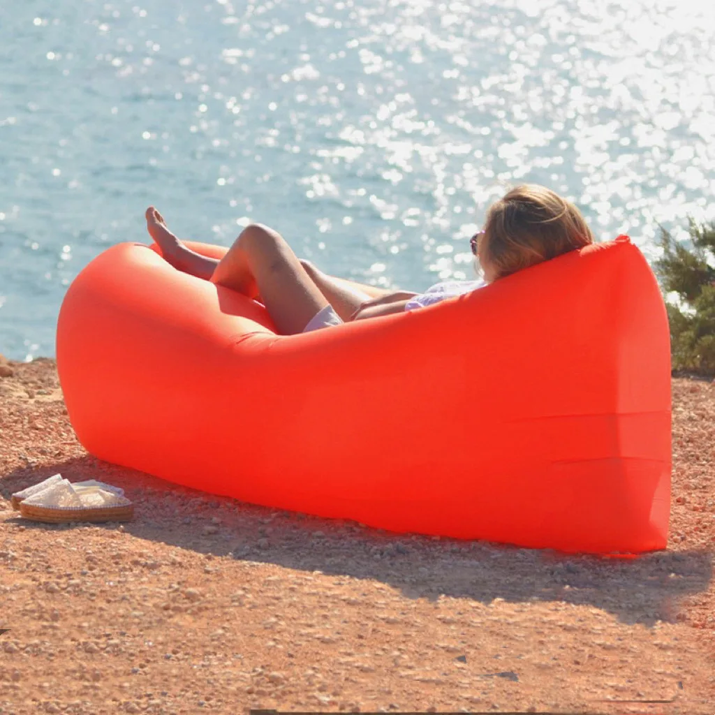 WW Garden sofa Trend Outdoor Fast Inflatable Air Sofa Bed GoodQuality Sleeping Bag Inflatable AirBag Lazy bag Party Beach Sofa