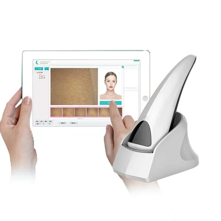 Connect computer 3D scanning UV layer and skin dermis analysis facial skin analyzer machine 2023