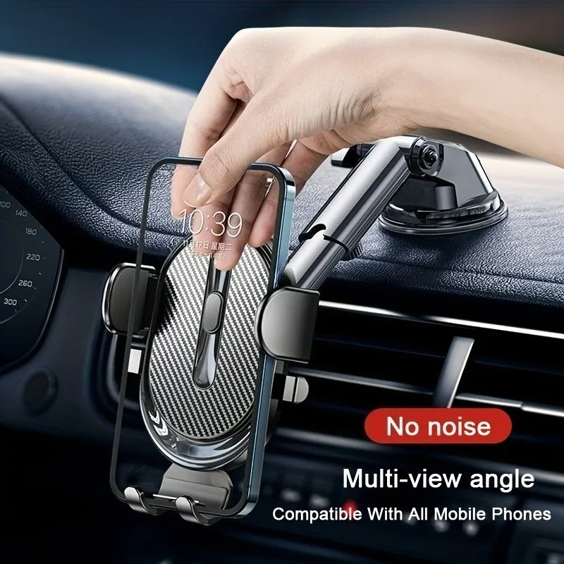 

Universal Sucker Gravity Car Holder Mobile Cell Phone 360° Air Vent Clip Windshield Dashboard Bracket for iPhone Samsung Xiaomi
