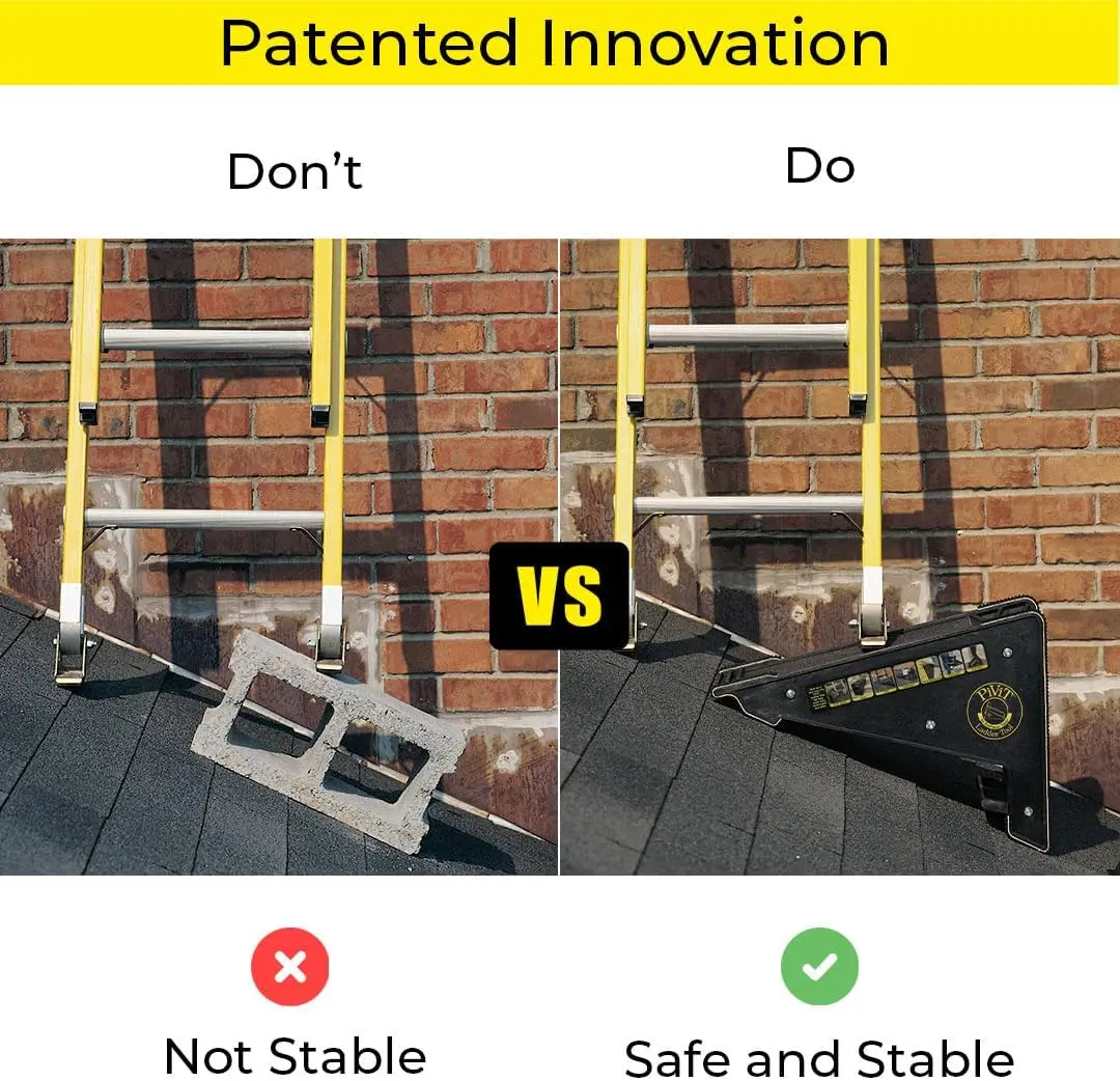 Made Original PiViT® LadderTool: Multi-Use Ladder Leveling Tool by ProVisionTools, Inc.™ Recognized Safety Record Spanning 27 Ye