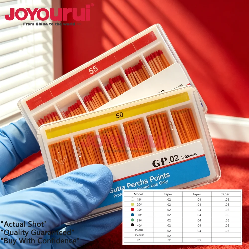 GP04 15# Dental Gutta Percha Points Root Cancel Endodontics Absorption Endo Motor 15-40# F4 F5 Dentist Cotton Absorbent Paper