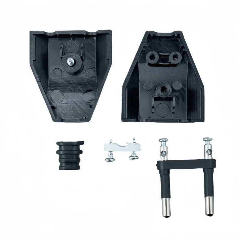 4.0mm EU Plug Adapter Male Replacement Outlets Rewireable Schuko Electeical Socket Europea AC Power Extension Cable Rewire Plug