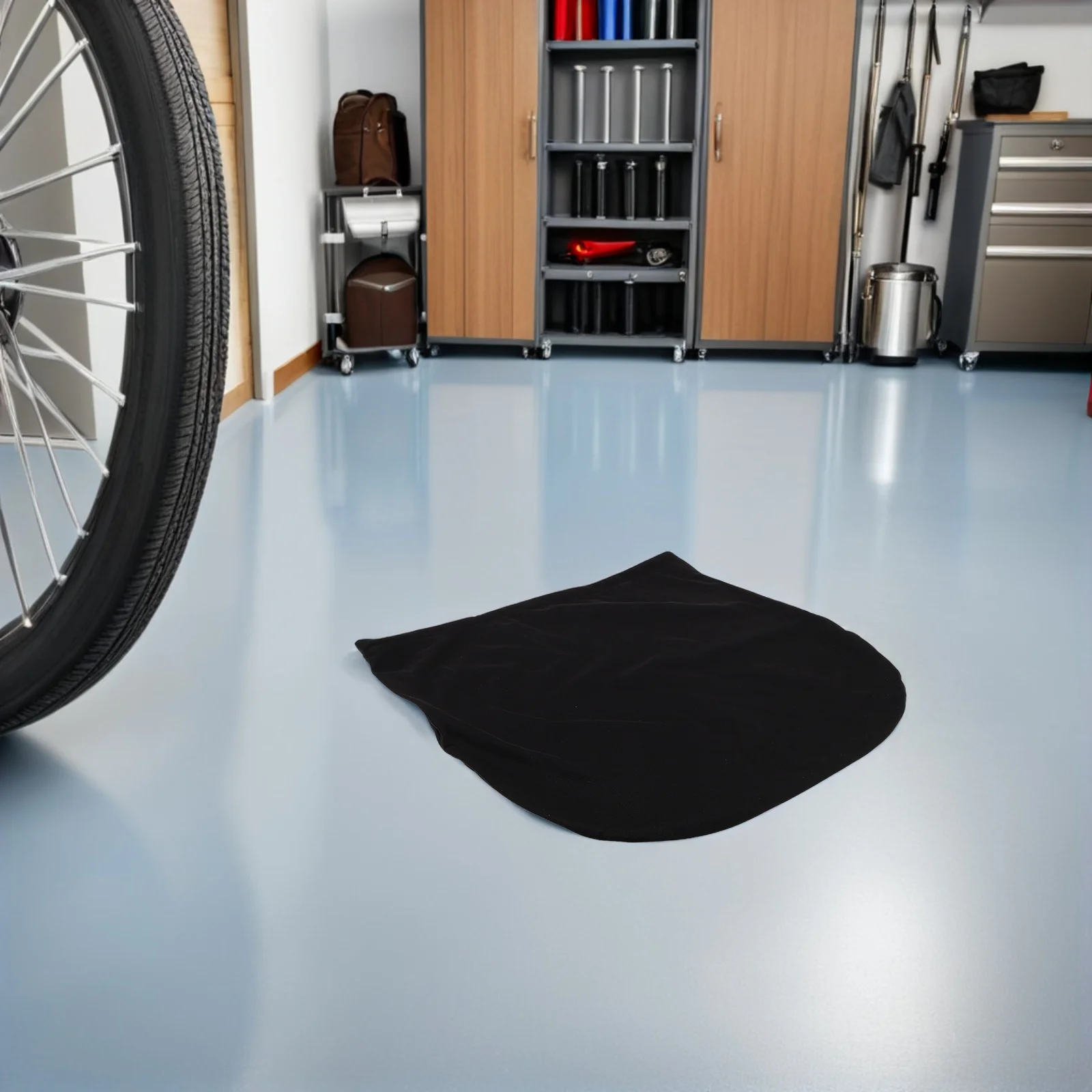 

Motorcycle Storage Large Capacity Foldable Drawstring Bag Lightweight Organizer for Bike Snowboard Cycling 52x46cm