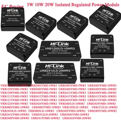DC-DC 20W/10W/5W Isolated Regulated Power Supply Module 48V/24V/12V to 3.3V/5V/9V/12V/15V/24V URB4812YMD VRB1205YMD URB2412YMD