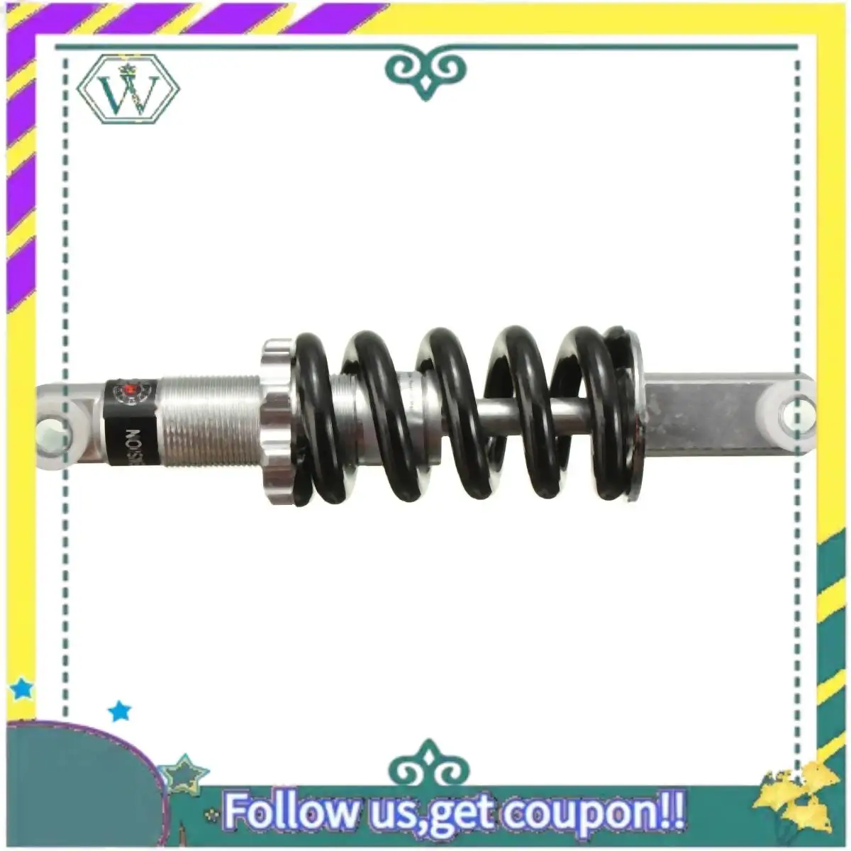 

Upgraded 200Mm 1500Ib Mini Motorcycle ATV Dirt Bike Rear Suspension Bumper Shock Damper Absorber MTB Folding Bike