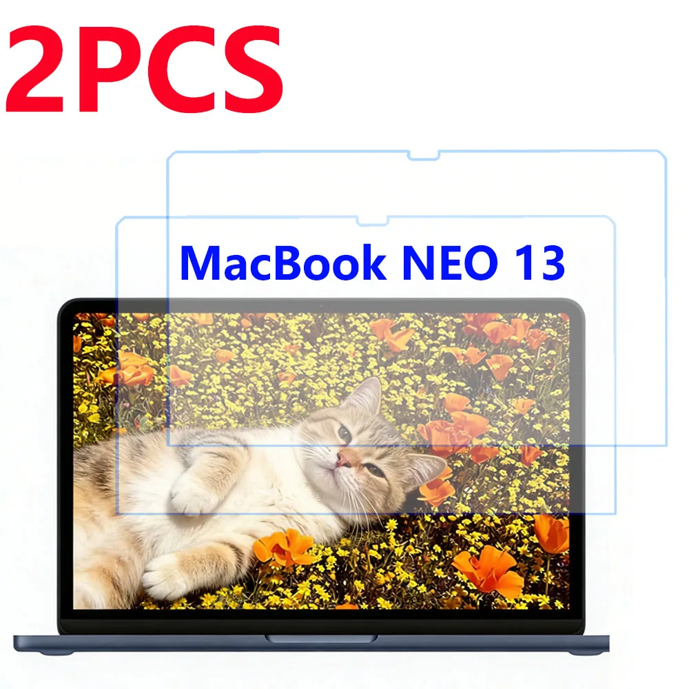 2 Pieces Tempered Glass For MacBook NEO(A18 Pro) 13 inches Screen Protector For Apple Macbook NEO Protective Film A3404 A3405 — product photo 1 of 1