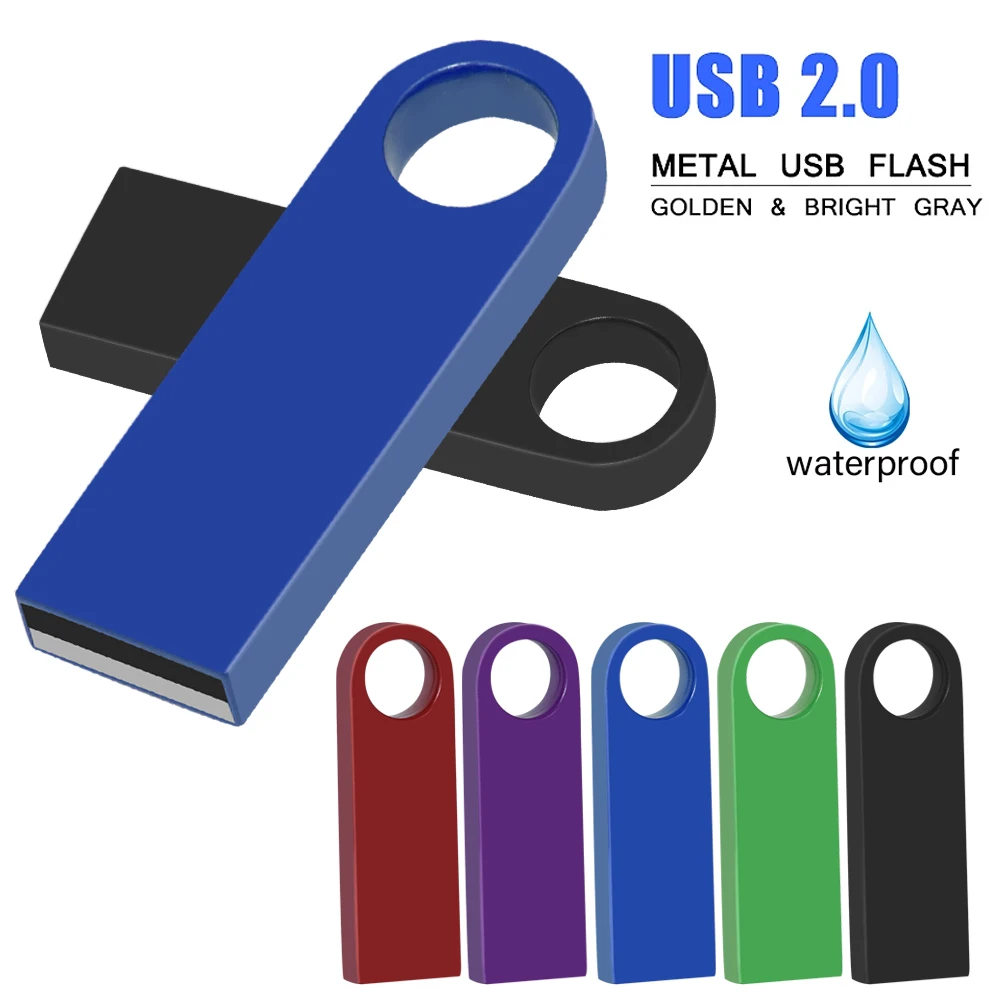 Unidad flash usb 2,0 de alta velocidad, Pendrive de 128GB, 64GB, 32GB, 16GB, con logotipo personalizado