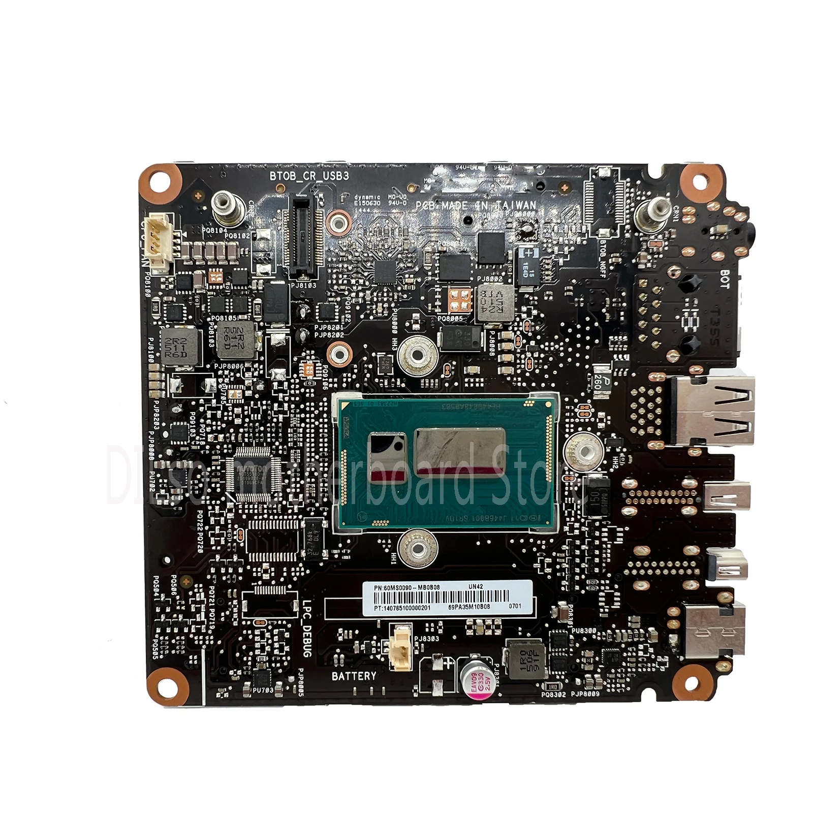 KEFU UN62 Mainboard For ASUS VivoMini UN62 commercial Motherboard 2957U I3-4003U I5-4210 I7-4500U Test work 100%