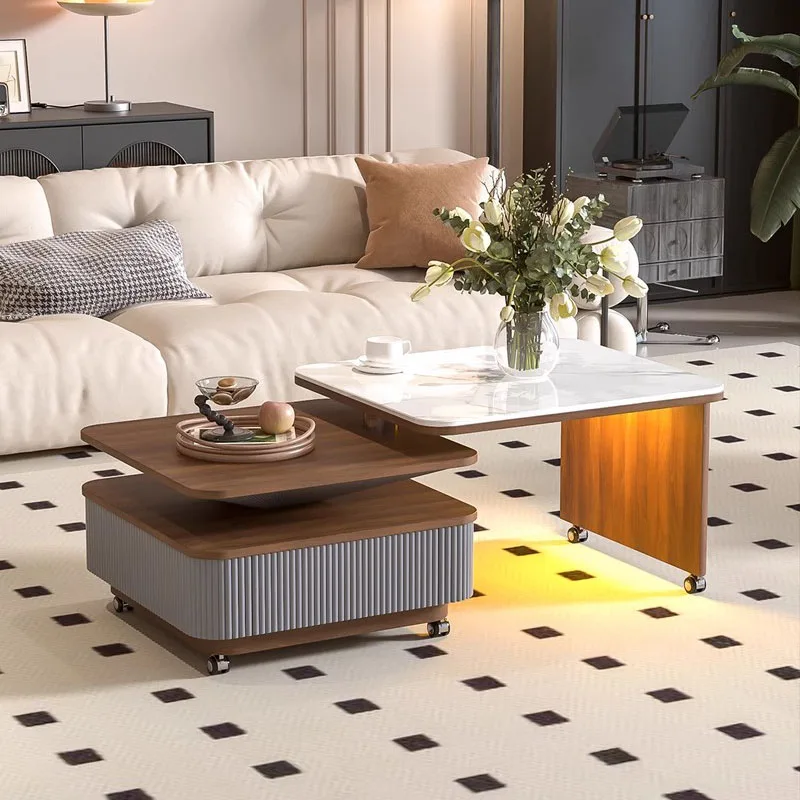 

Balcony Design Coffee Table, Minimalist Large Side Table, Cute Unique Beauty Room Decor