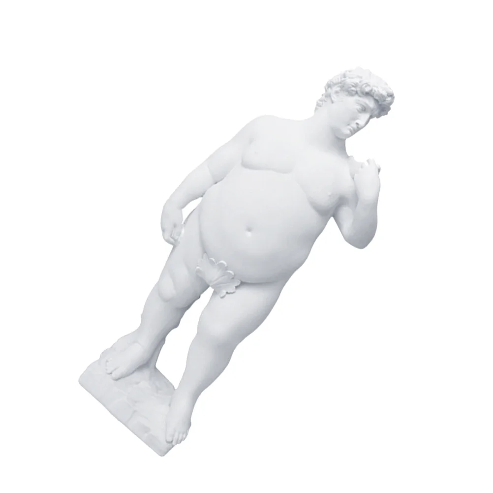 

Fat David Statue Desk Decorations Home Heighten Resin Crafts Sculpture Ornament