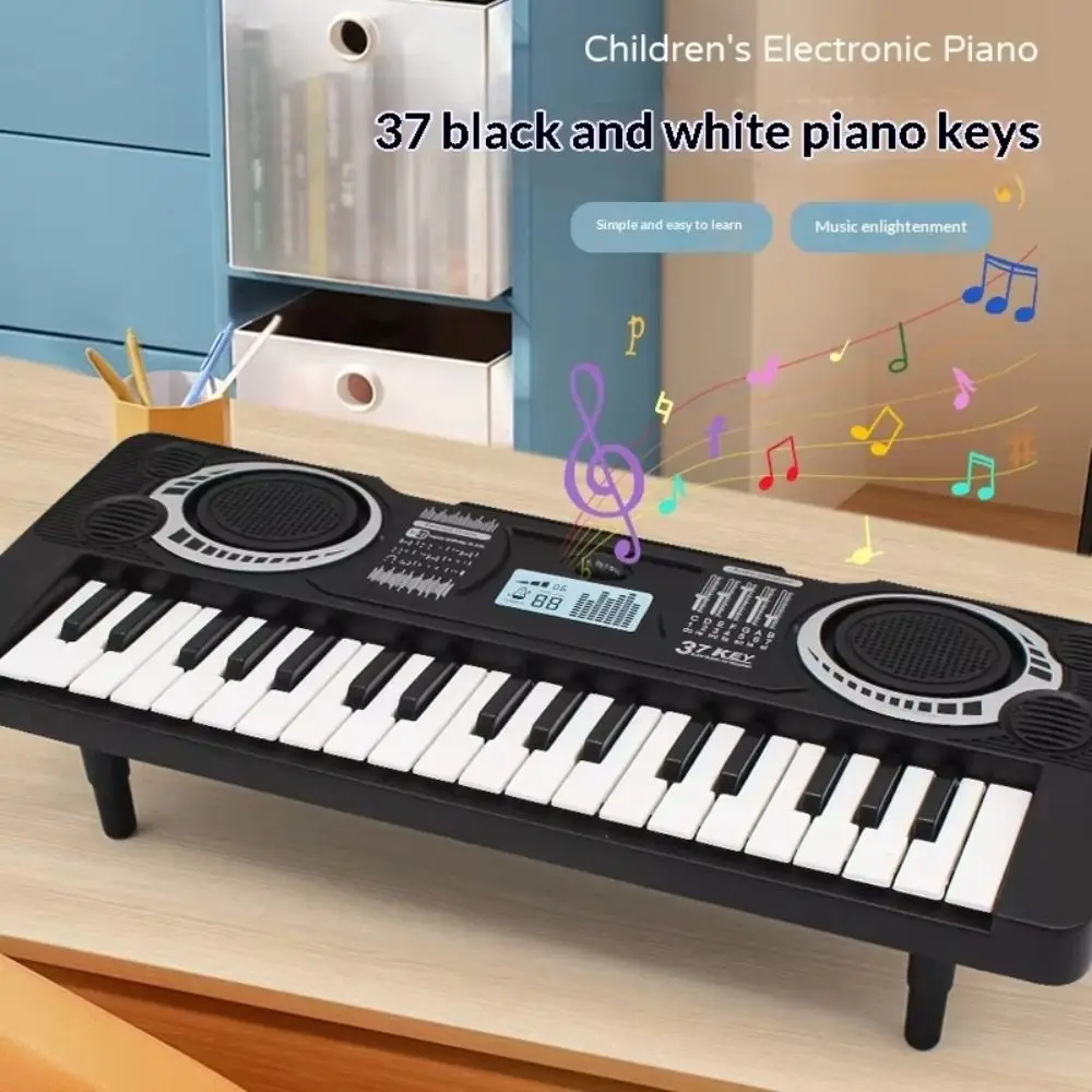 brinquedo-musical-eletronico-para-criancas-com-37-teclas-piano-eletronico-rosa-para-aprender-musica