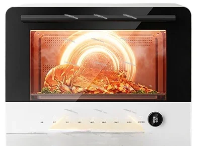 

Upgrade Your Kitchen with Our 4-in-1 Micro Steam Oven - Multi-Functional Technology for Perfect Steaming, Baking, and Frying!