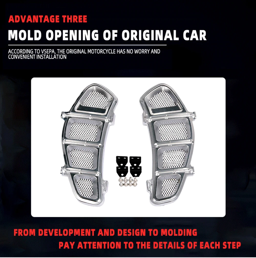 Motorcycle Accessories Left Right Radiator Grille Cover Guard Protection for VESPA GTS 125 GTS125 ie Super 2010 2011 2012 2013