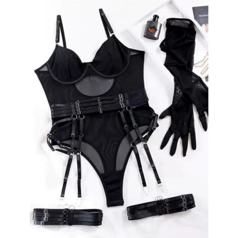 ホットメッシュセクシーレザーボディスーツエロティックホットメッシュセクシーレザーボディスーツエロティックタイトフィットレースボディスーツセクシー衣装下着