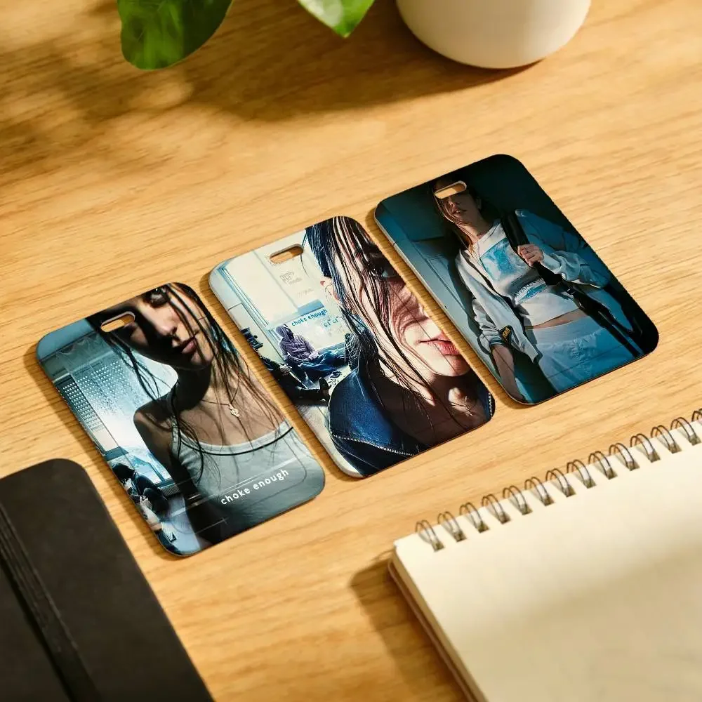 Singer Oklou Choke Enough Lanyard Pull Back Clip Holder and Card Holder Rotating Back ID Card Family Gift