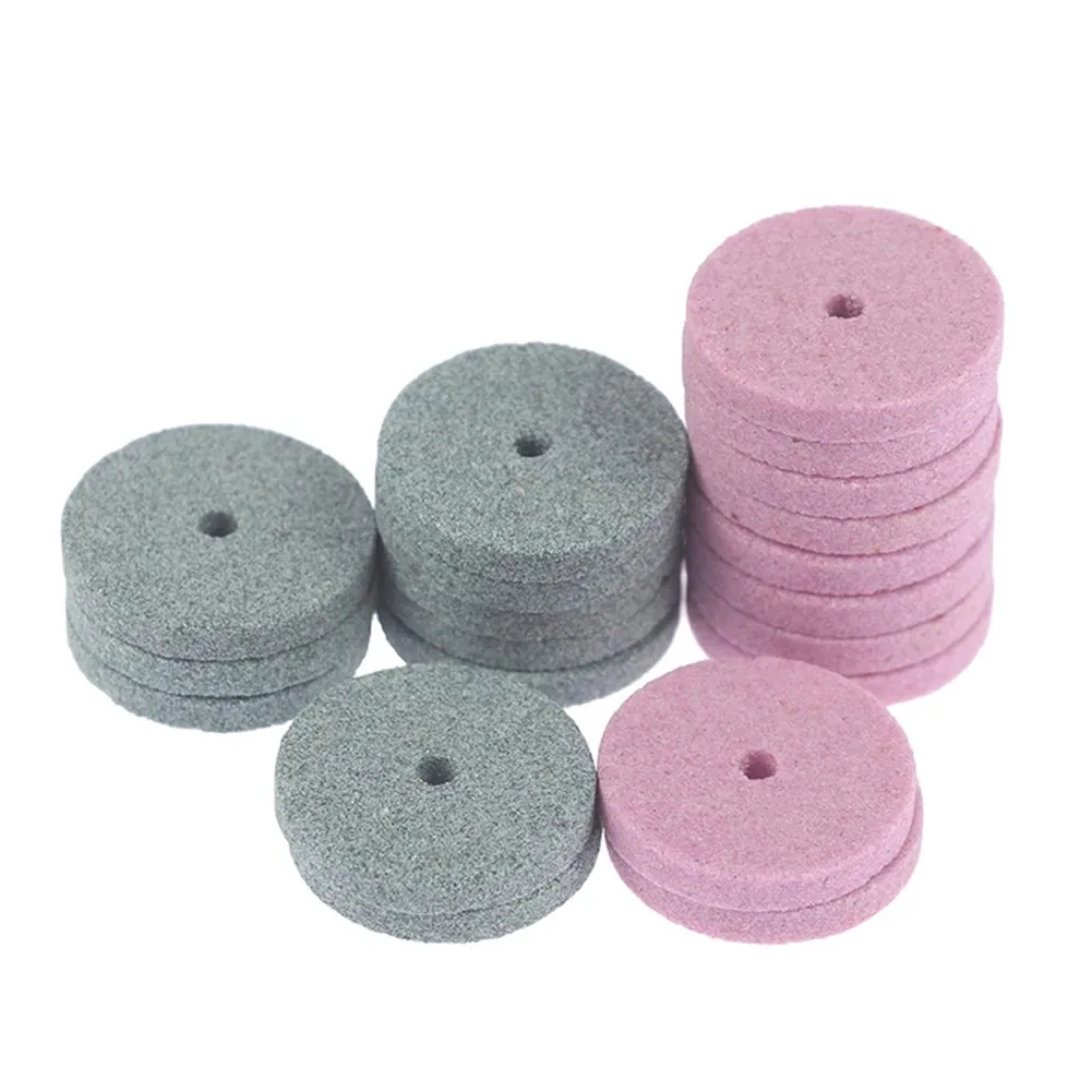 10Pc 20mm Grinding Wheel Polishing Mounted Stone for Grinder Drill Buffing Wheel Compatible with Shaft Bench Grinder