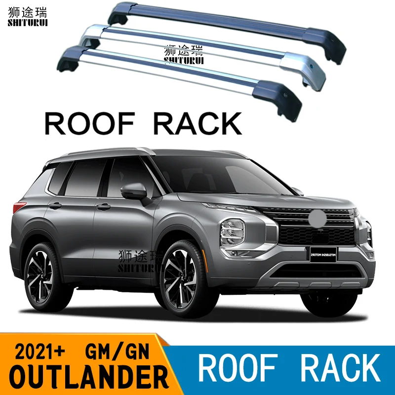 Roof Rack Rail (cross Beam) for Mistubishi OUTLANDER 2021-2024 (GM/GN) Thicken Aluminum Alloy, ISO9001 Quality,hot Sale