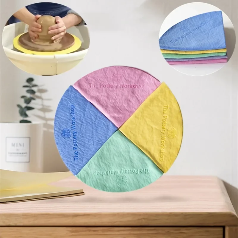 Emici havlu tekrar tekrar kullanılabilir çömlek yapma araçları DIY seramik tamir makinesi pikap emici Mat yardımcı aletler
