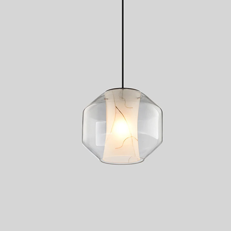 

Nordic Marble Pendant Lights Modern Led Home Decor Bedroom Glass Hanging Lamp Bedside Restaurant Dining Room Bar Light Fixtures