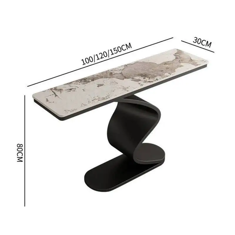 Esthétique Unique Tables nordiques Console beauté moderne minimaliste Table d'angle luxe Glamour Scrivania meubles de salon