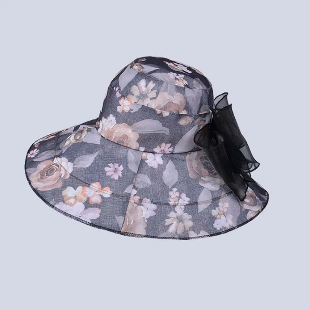 Chapeau coupe-vent de bord de mer pour femme, casquette pare-soleil pliable, chapeau de bain portable, bassin de protection solaire, nœud fin à larges bords, ULspinale, poisson Suffolk, doux