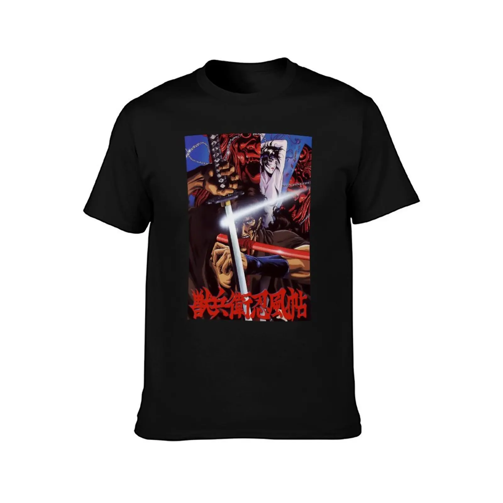 Ninja Scroll T-Shirt funny gifts oversized mens graphic t-shirts big and tall