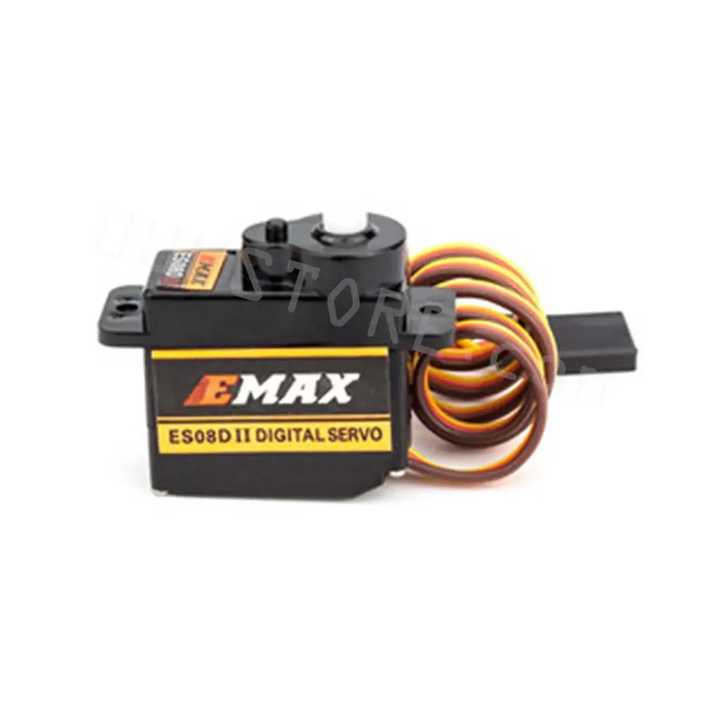 1/2/4PCS EMAX ES08D II 9g Plastic Micro Analog Servo for RC Helicopter Airplane RC Quadcopter