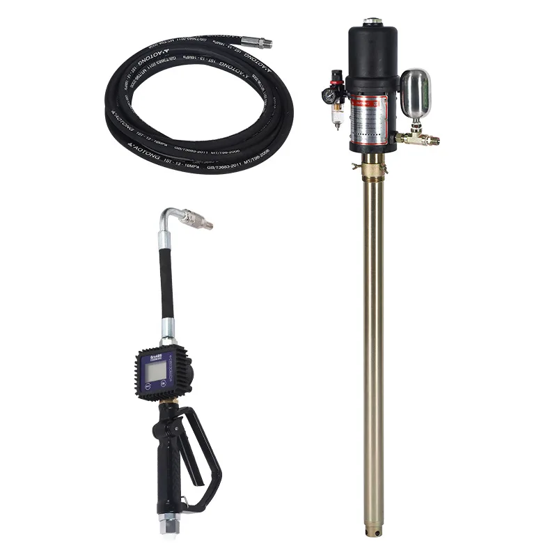 Pneumatic lubricating oil pump gear oil gun machine