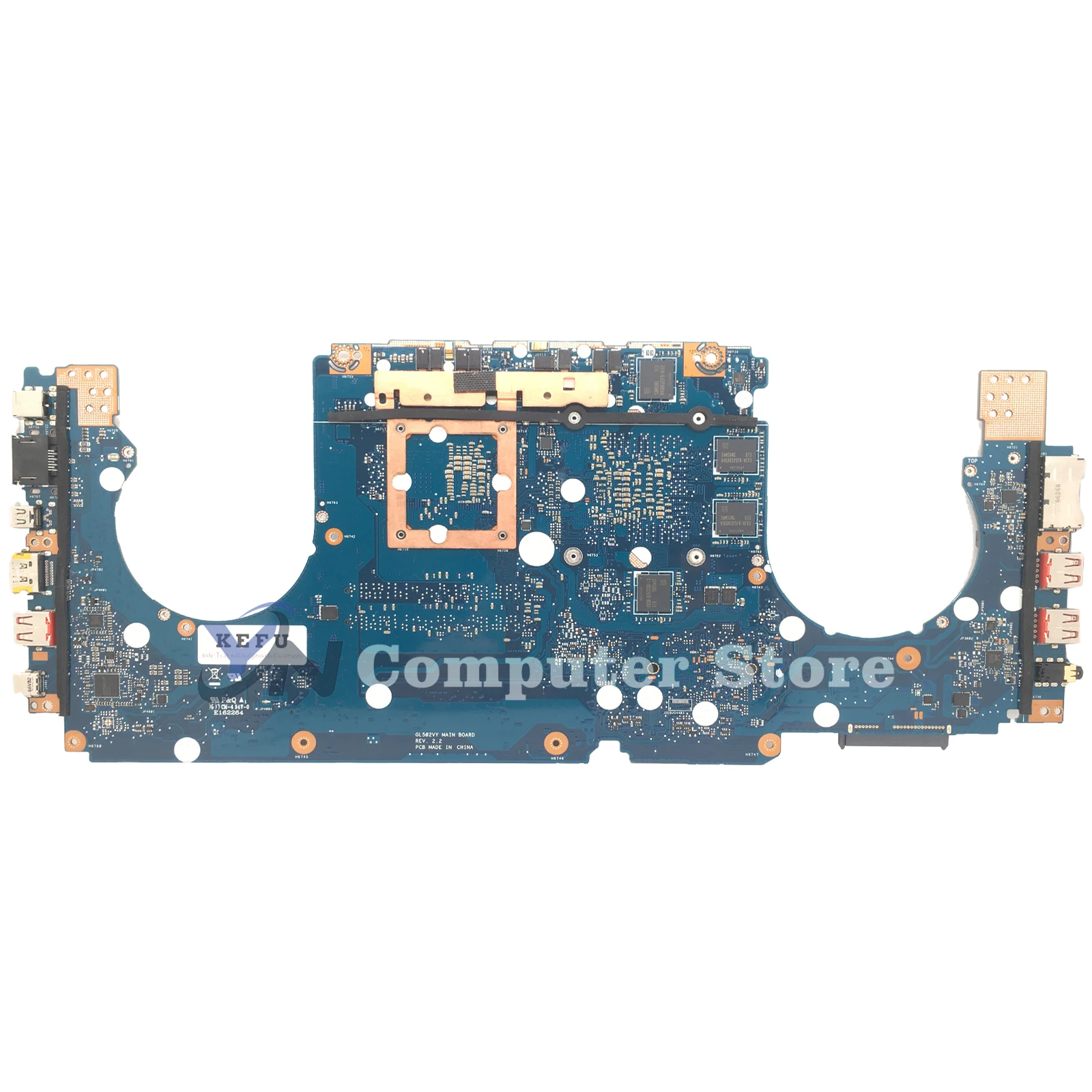 GL502VY Laptop Motherboard For ASUS GL502VY GL502V Notebook Mainboard With/i7-6700HQ GTX980M-4G/8G 100% Test OK