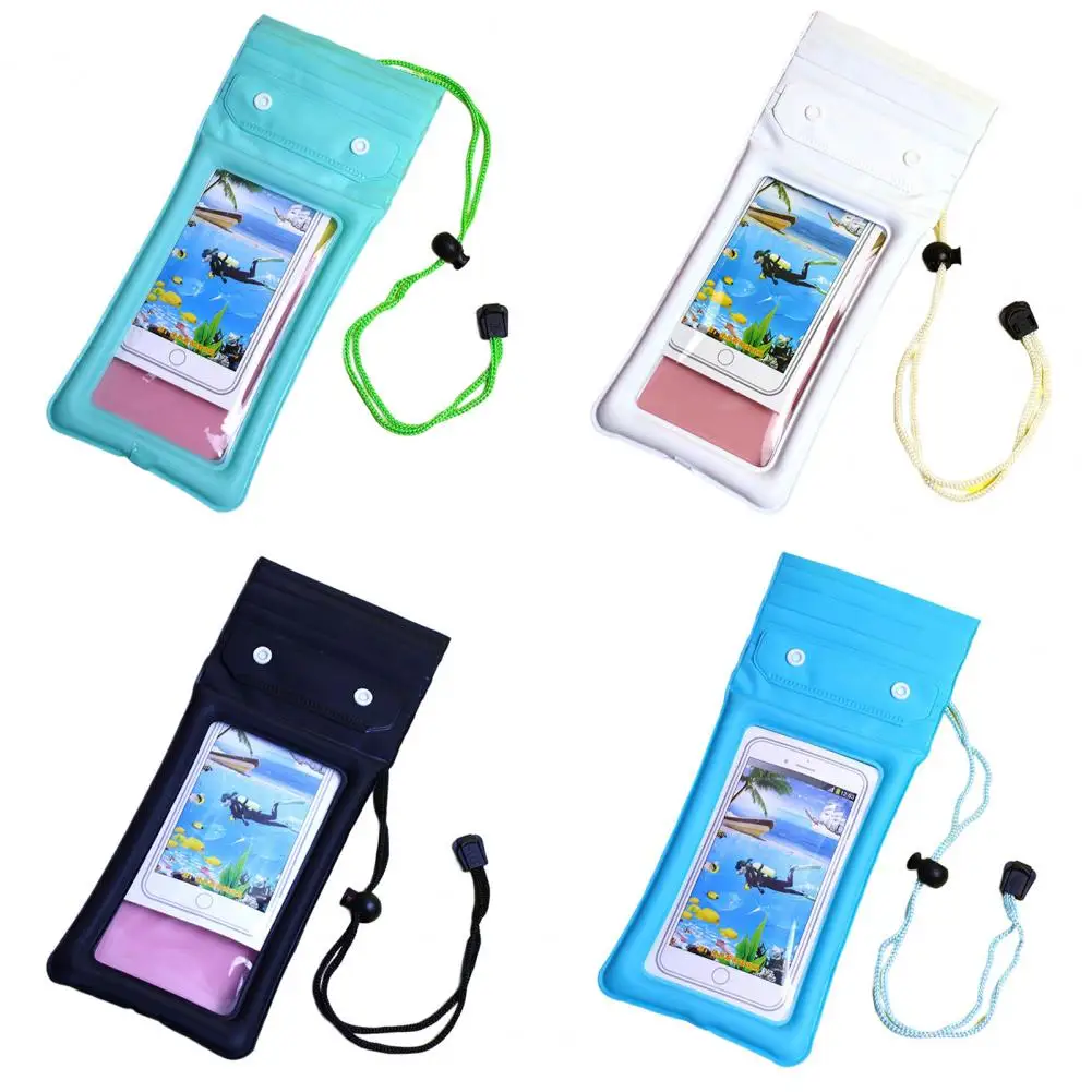 Universal Compatibility Waterproof Phone Case Safety Lock Anti-penetration Eco-friendly Underwater Phone Pouch Dry Bag