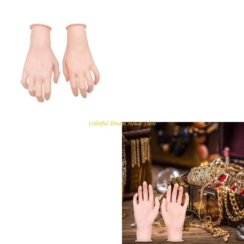 

Articulated Silicone Foot and Hand Property for Detailed Accessory Photography