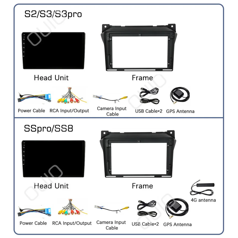 2din Android10 Car Radio Multimedia Player Carplay Auto GPS Navigation DSP BT RDS For Suzuki Alto 2009 2010 2011 2012-2016