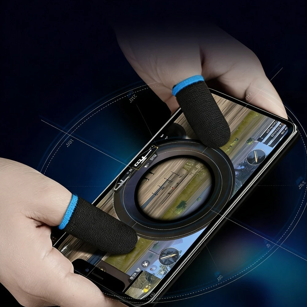 

Профессиональные игровые наперстки для пальцев, дышащие, чувствительные, для мобильной игры PUBG