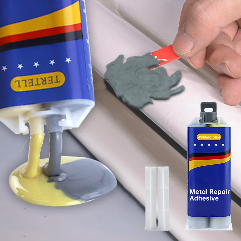 Metal Repair Adhesive High Temperature Resistant Casting Repair Glue Liquid Metal Welding Filler Strong Cold Weld Glue