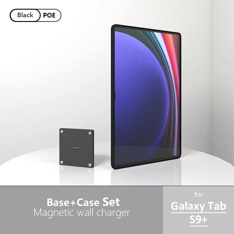 サムスンギャラクシータブS9プラス12.4-磁気壁充電タブレットホルダー