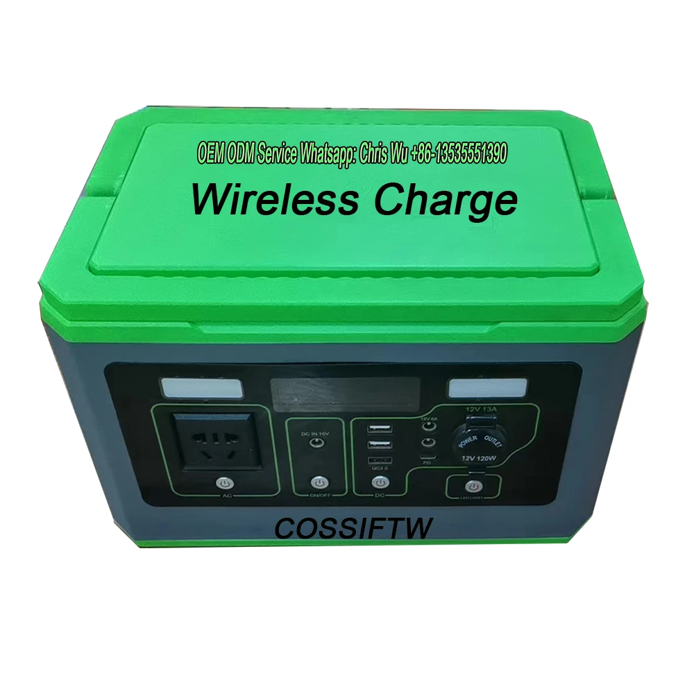 COSSIFTW Outdoor Energy Storage Lithium Battery Pack Power Station 500 Watt Solar Power Generator 500w Portable Power Supply