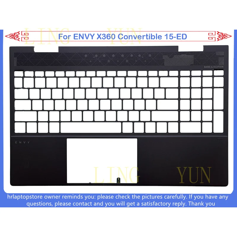 Z   New For HP ENVY X360 Convertible 15-ED Top Cover Upper Case AM2UU000650 Black
