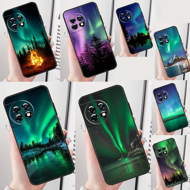 Northern Lights Case For OnePlus Nord CE 2 Lite N30 N20 N10 Nord 3 2T OnePlus 11 10T 8T 9R 9 10 Pro Cover