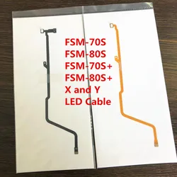 Made in China FSM-70S FSM-80S Fiber Optical Fusion Splicer X Y Hall Element Windshield Cover LED Flat Cable Back Infrared Cable