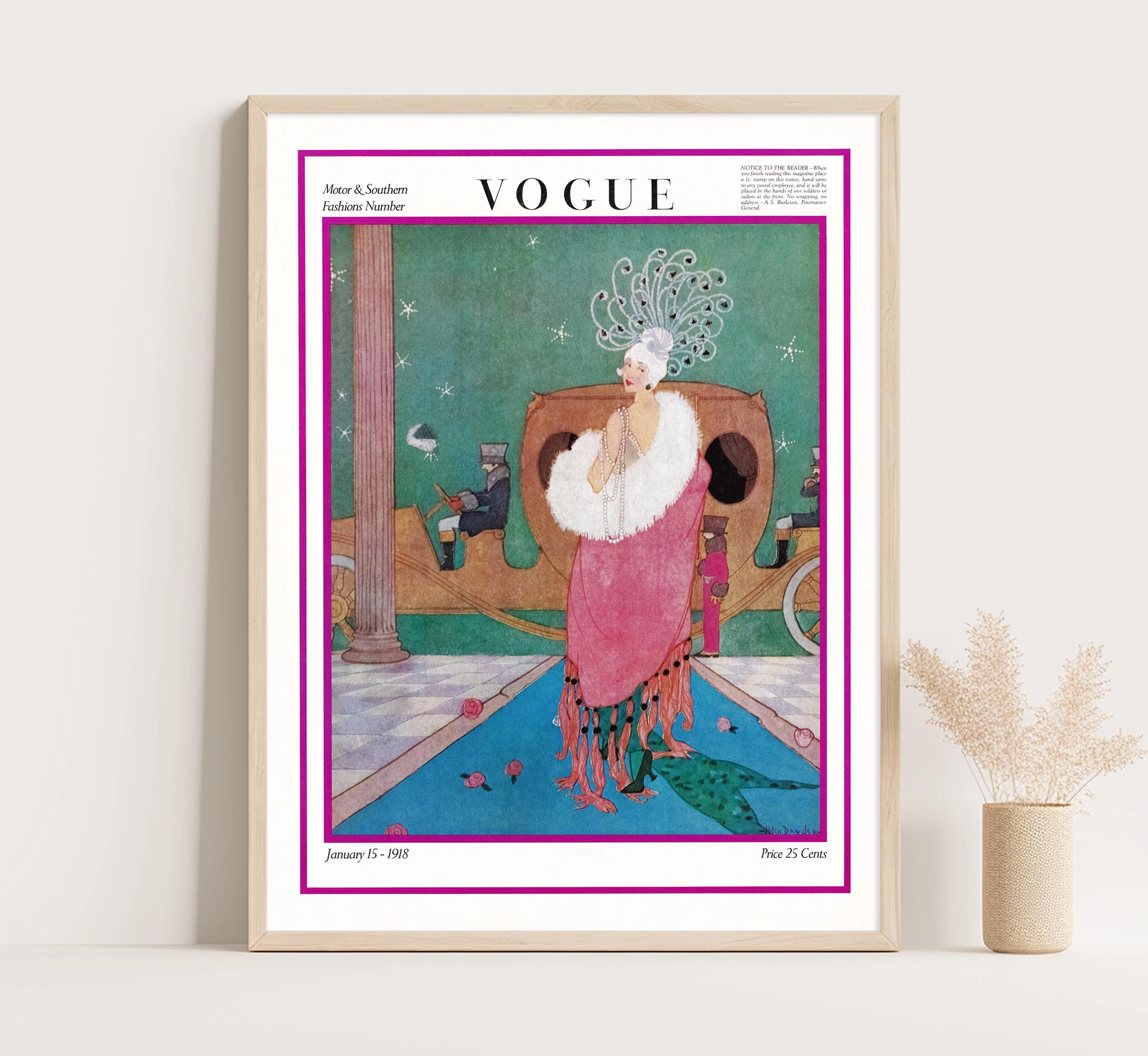 1pc frameless Vintage Fashion - Vintage Fashion Prints For Wall 评论和价格